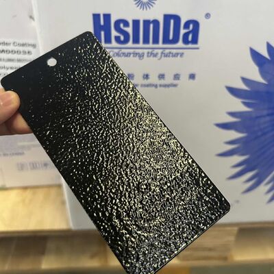 RAL9005 Black Wrinkle Texture Tgic Thermoset Powder Coating for Metal Surface Protection