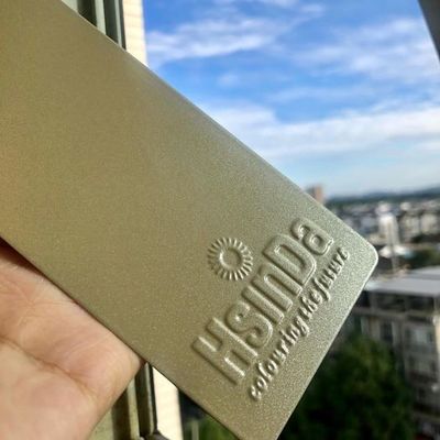 दरवाजे के लिए बॉन्डेड मेटैलिक इफ़ेक्ट एपॉक्सी पॉलिएस्टर पाउडर कोटिंग